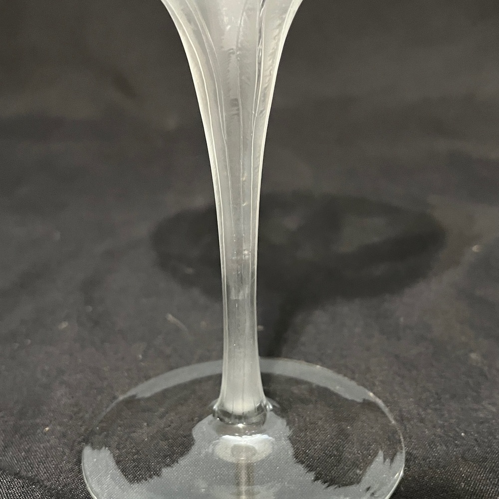 Antique Dorflinger LILY Champagne coupe. Set of four - Picture 6 of 6
